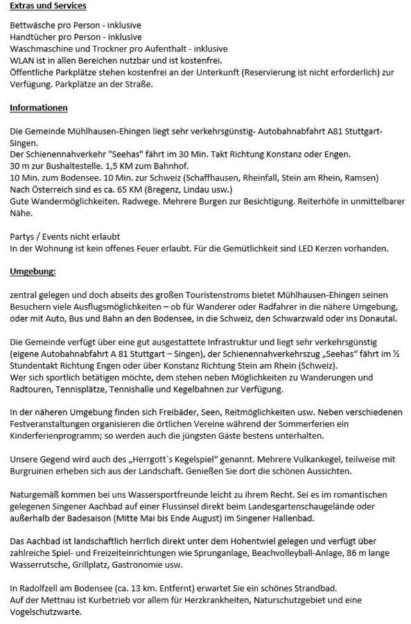 Muhlhausen-Ehingen Ferienwohnung Kraehennest In Den Hegaubergen - Naehe Bodensee מראה חיצוני תמונה